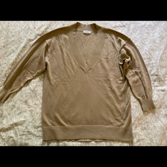 Soft V neck sweater - Picture 5 of 13